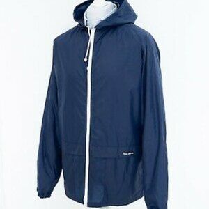 Men's Navy Windbreaker Jacket